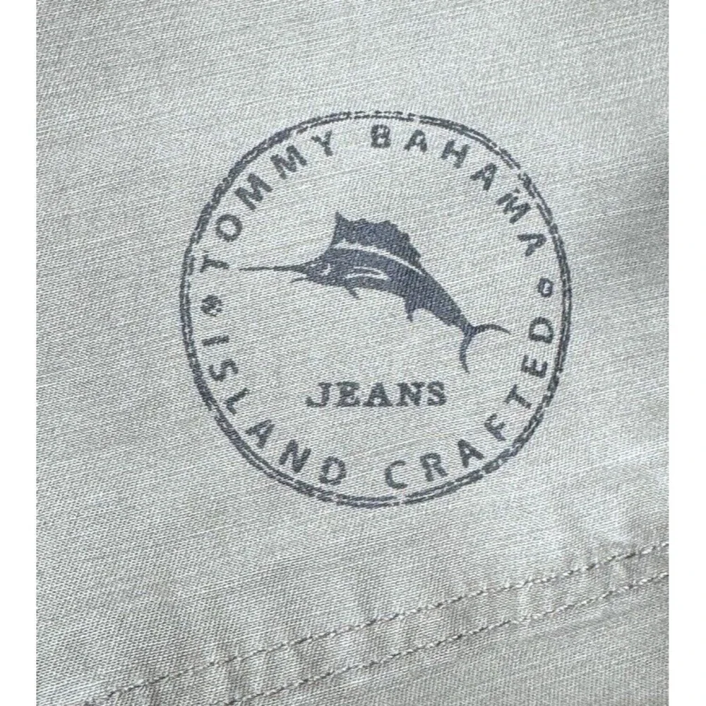 Tommy Bahama Khaki Pants Mens 38x32 Measures 38x31 Light Sage Beige Straight